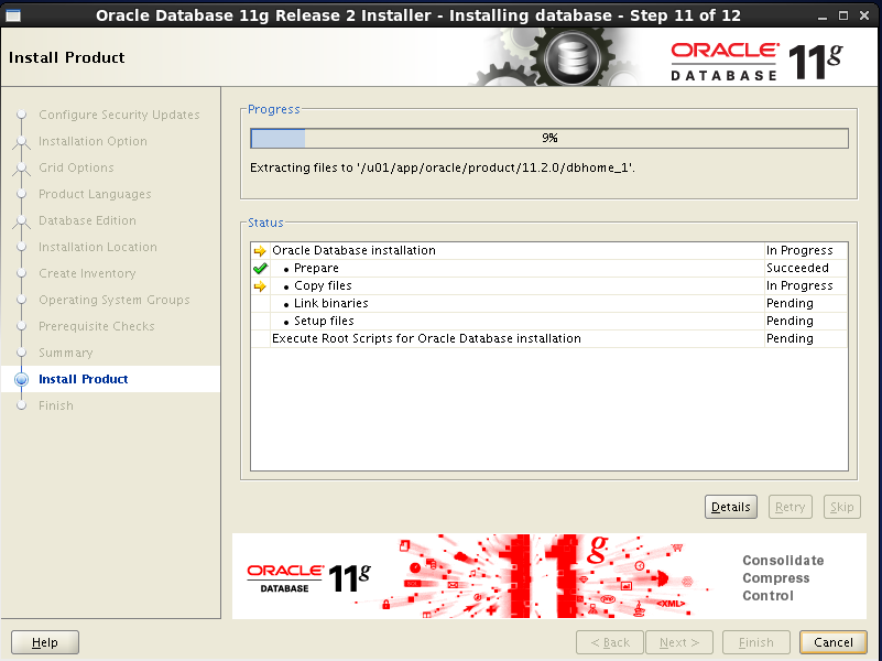 Centos6安装Oracle11g教程