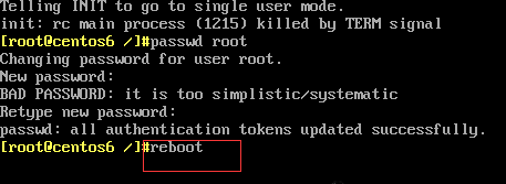 CentOS忘记root密码重置方法