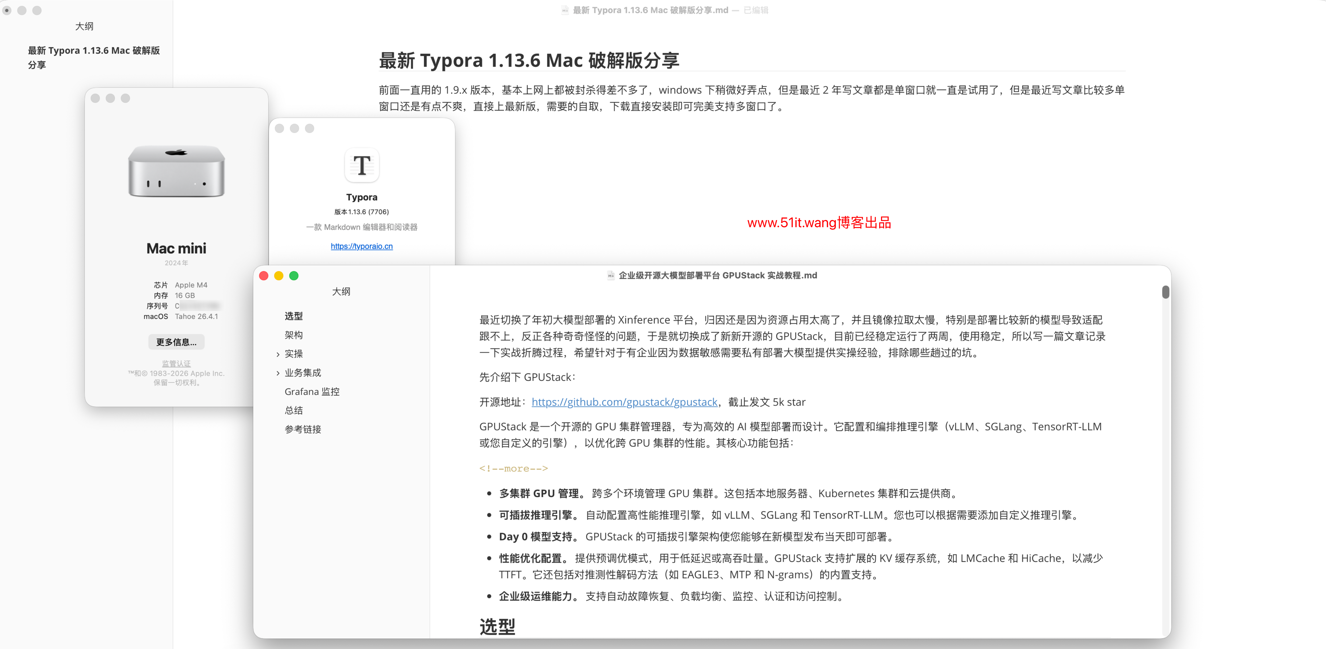 点击放大图片 最新 Typora 1.13.6 Mac 破解版分享